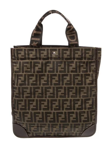 Fendi Zucca FF Top Handle Bag Vintage - view 4