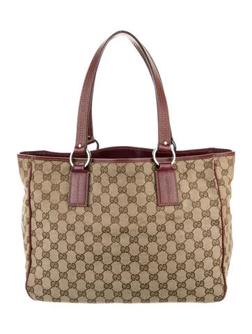 Gucci Vintage GG Monogram Canvas Tote