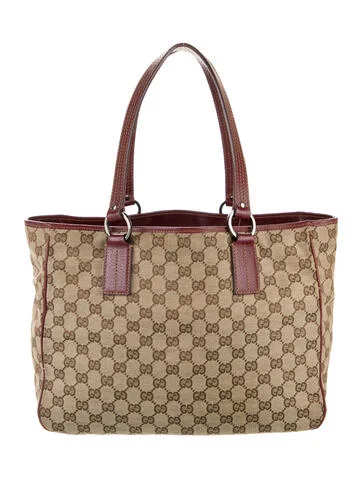 Gucci Vintage GG Monogram Canvas Tote - view 3