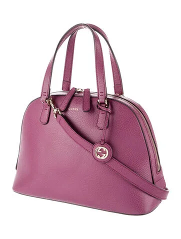 Gucci Leather Lady Dollar Dome Bag - view 3