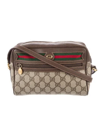 Gucci Vintage GG Supreme Sherry Line Shoulder Bag