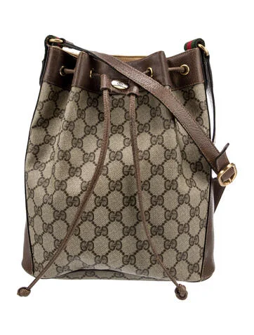 Gucci Vintage GG Supreme Bucket Bag