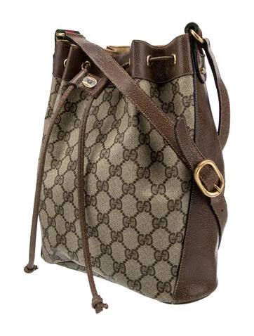 Gucci Vintage GG Supreme Bucket Bag - view 3