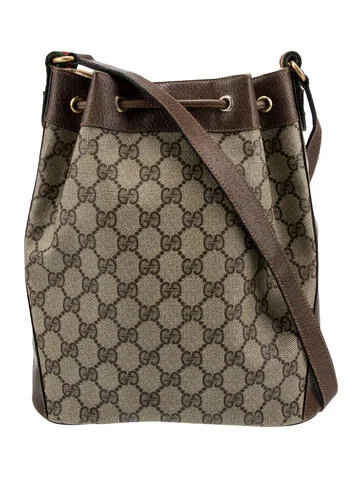 Gucci Vintage GG Supreme Bucket Bag - view 4