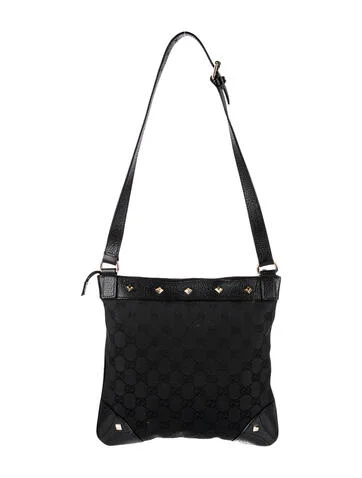 Gucci GG Canvas Nailhead Shoulder Bag - view 4