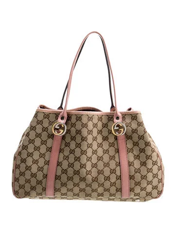 Gucci GG Canvas Twins Tote