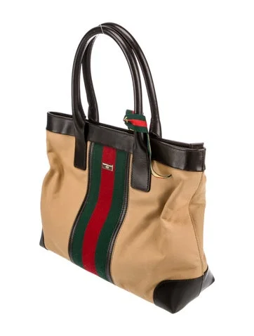 Gucci Vintage Web Tote - view 3