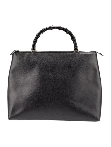 Gucci Vintage Bamboo Handle Tote