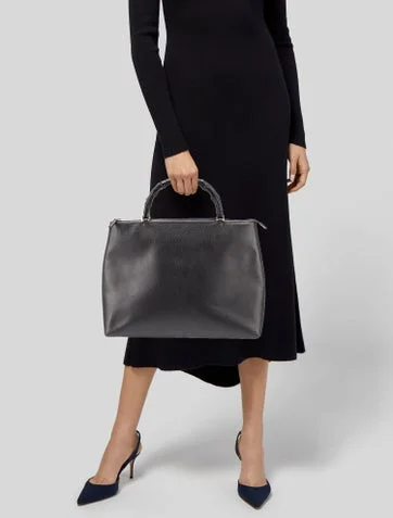 Gucci Vintage Bamboo Handle Tote - view 2