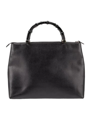 Gucci Vintage Bamboo Handle Tote - view 4