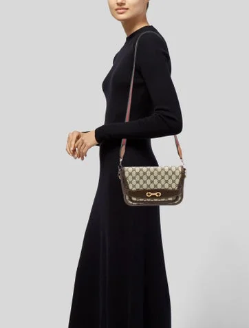 Gucci Vintage GG Plus Flap Clutch - view 2