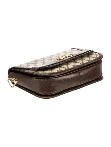 Gucci Vintage GG Plus Flap Clutch - view 5
