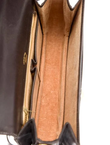 Gucci Vintage Leather Web Shoulder Bag - view 6