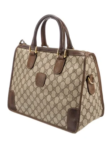 Gucci Vintage GG Plus Handle Bag - view 3