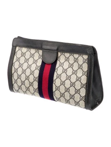 Gucci GG Supreme Cosmetic Bag - view 3
