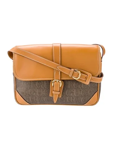 Gucci Vintage Leather Messenger Bag