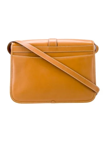 Gucci Vintage Leather Messenger Bag - view 4