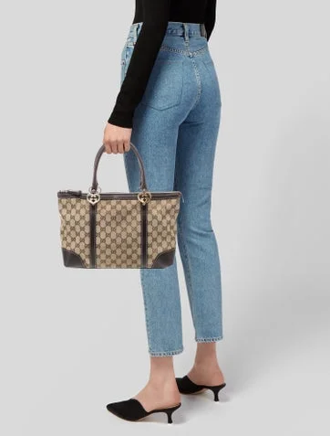 Gucci GG Canvas Briefcase Small - view 2