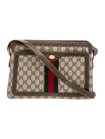 Gucci GG Supreme Shoulder Bag Vintage