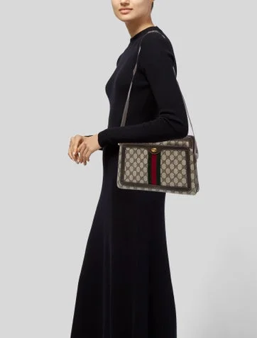 Gucci GG Supreme Shoulder Bag Vintage - view 2