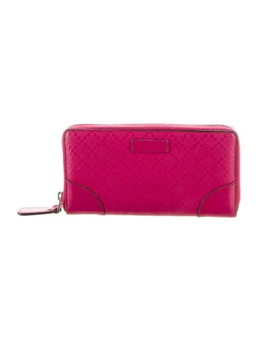 Gucci Diamante Leather Continental Wallet