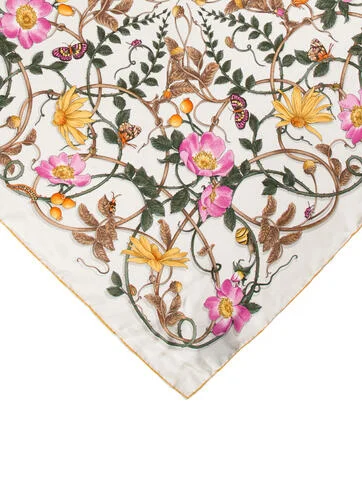 Gucci Silk Flora Print Scarf - view 2