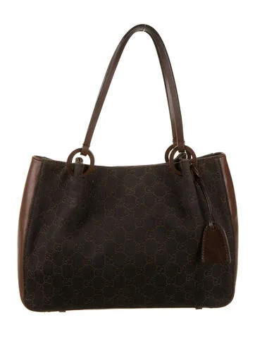 Gucci GG Denim Tote Bag