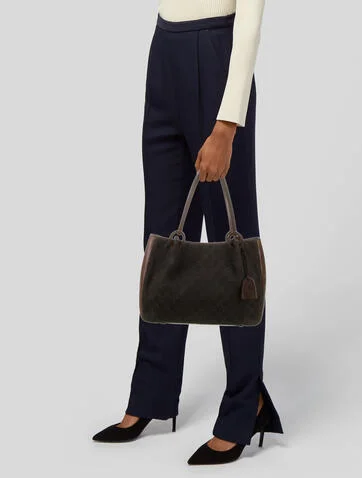Gucci GG Denim Tote Bag - view 2
