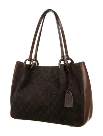 Gucci GG Denim Tote Bag - view 3