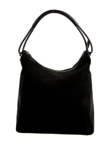 Gucci Leather-Trimmed Vintage Suede Hobo - view 4