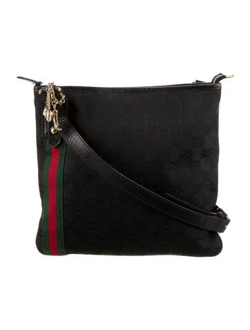 Gucci GG Canvas Jolicoeur Charms Messenger Bag