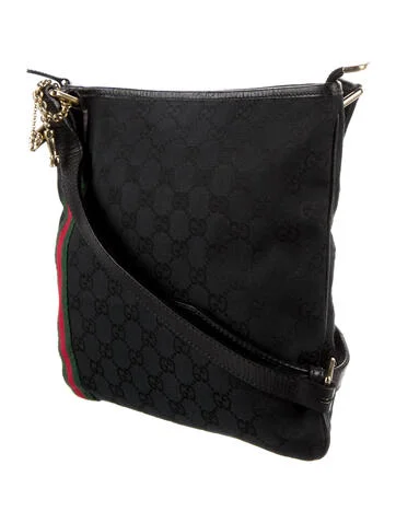 Gucci GG Canvas Jolicoeur Charms Messenger Bag - view 3