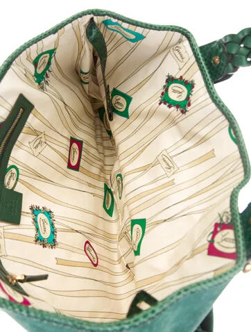 Gucci Medium Snakeskin-Trimmed Pelham Bag - view 5