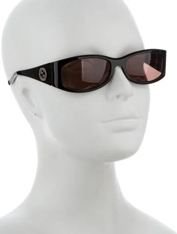 Gucci Interlocking G Logo Square Sunglasses - view 4