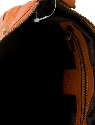 Gucci GG Canvas Studded Messenger Bag - view 5