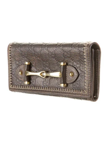 Gucci Continental Horsebit Accent Continental Wallet - view 3