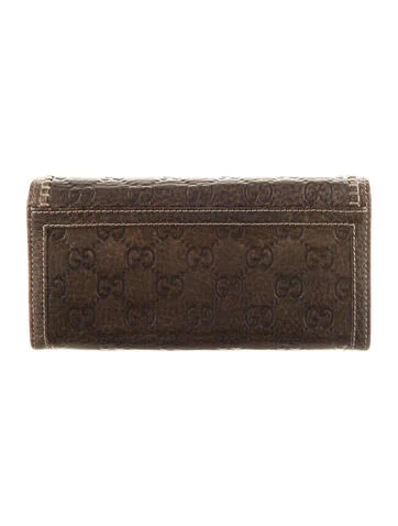 Gucci Continental Horsebit Accent Continental Wallet - view 4