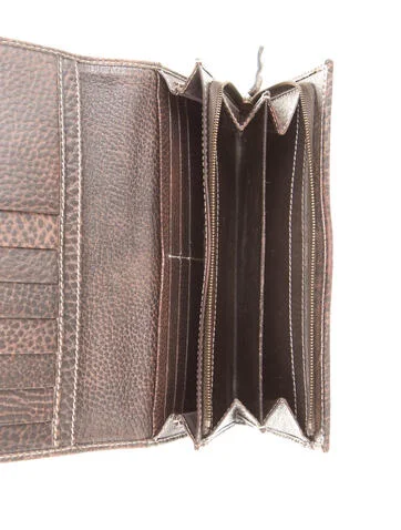 Gucci Continental Horsebit Accent Continental Wallet - view 5