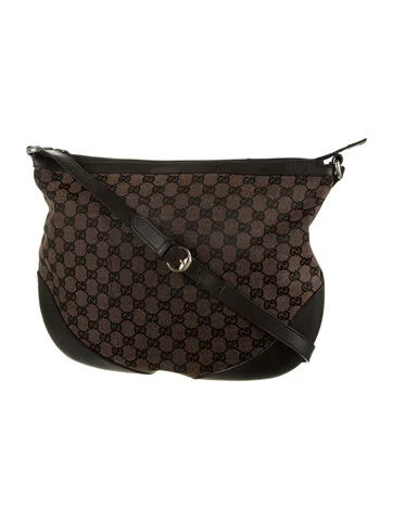 Gucci GG Canvas Half Moon Crossbody Bag - view 3
