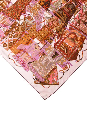Hermès Voyage en Étoffes Silk Scarf - view 2