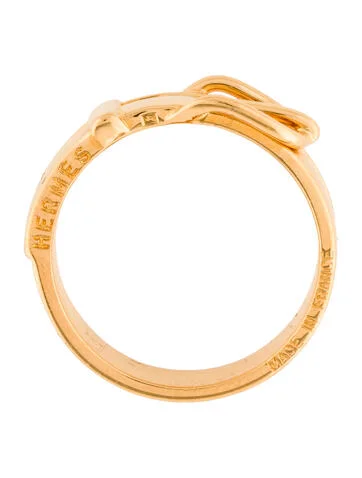 Hermès Buckle Scarf Ring Metal Scarf - view 2