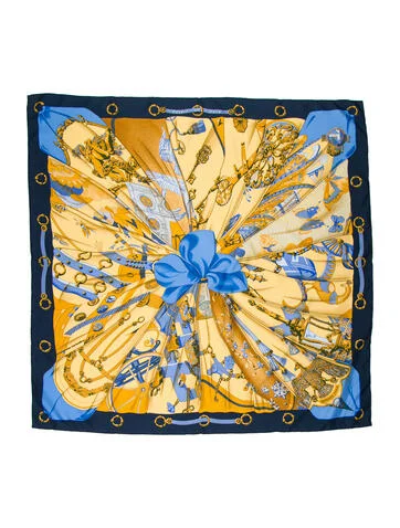 Hermès Soleil de Soie Silk Scarf