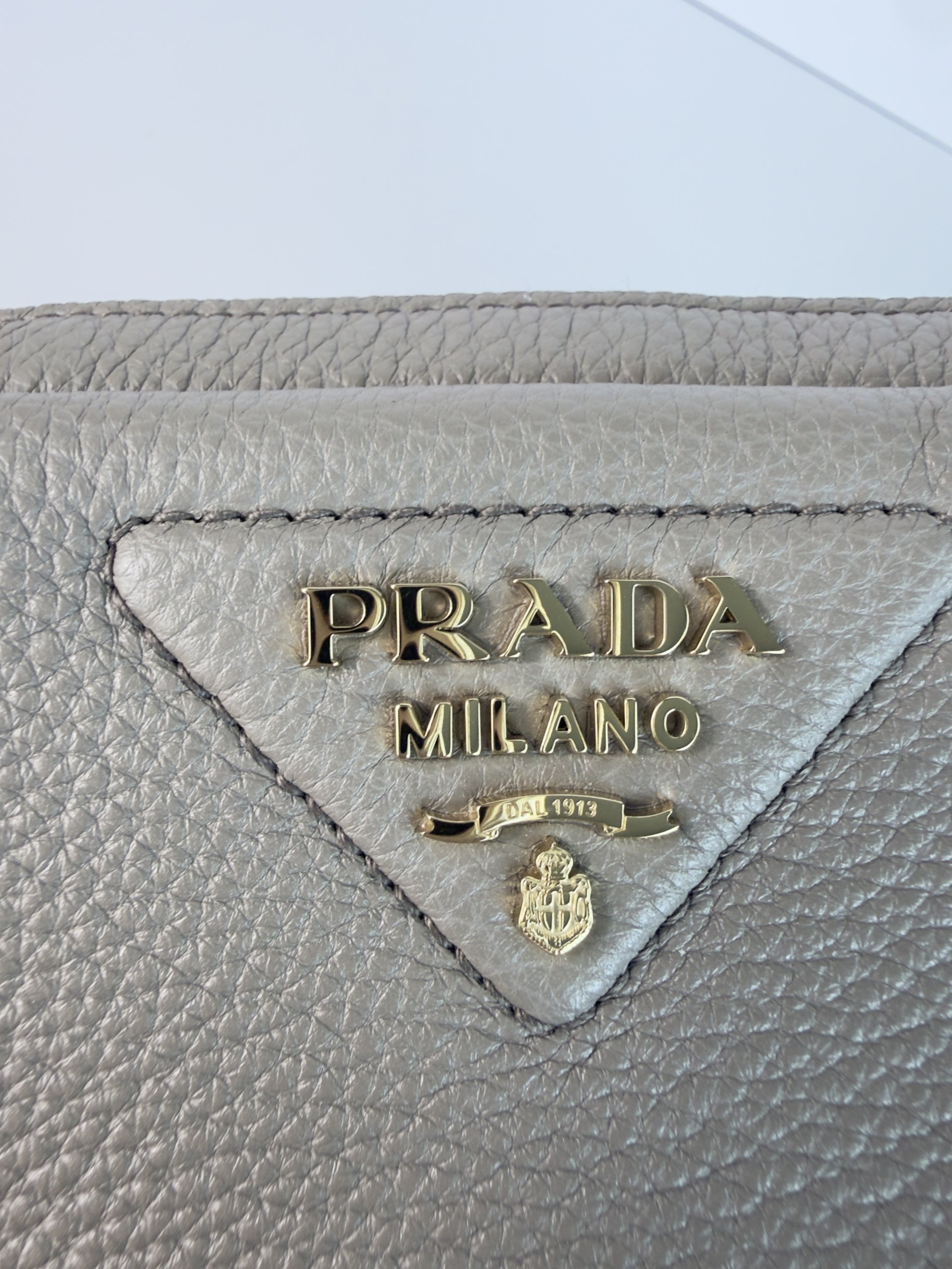 PRADA ARGILLA GREY VITELLO PHOENIX - Image 11