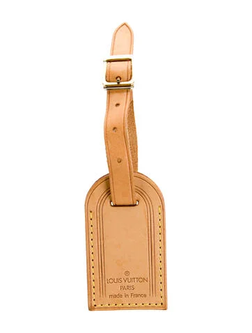 Louis Vuitton Vachetta Luggage Tag