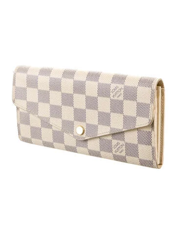 Louis Vuitton 2016 Damier Azur Pattern Sarah Wallet - view 3