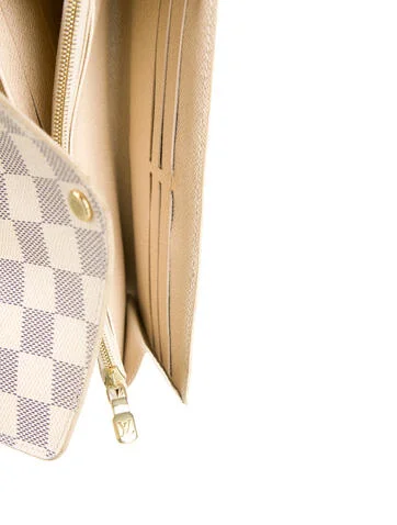 Louis Vuitton 2016 Damier Azur Pattern Sarah Wallet - view 5