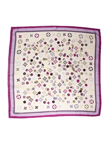 Louis Vuitton Silk LV Monogram Scarf