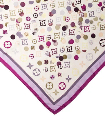 Louis Vuitton Silk LV Monogram Scarf - view 2