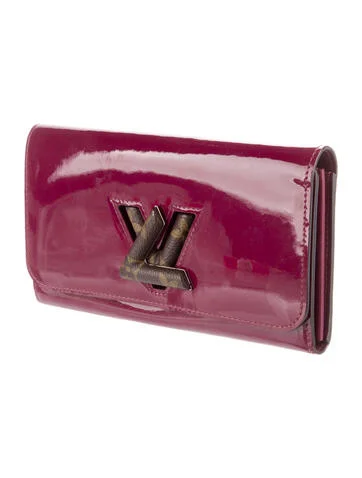 Louis Vuitton LV Monogram Vernis Patent Leather Twist Wallet - view 3
