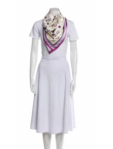 Louis Vuitton Silk Printed Scarf - view 3